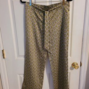 Intimates PJ Bottoms with Draw String Waist 100% Polyester, Size XS, No Pockets
